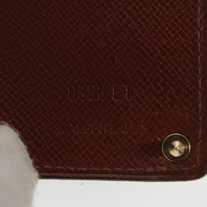 Louis Vuitton Porte Cartes Pression Card Case Monogram Canvas, BROWN, CANVAS, Card Holders