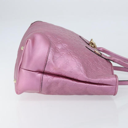 Gucci Heart Bit Open Tote Guccissima Leather, PINK, LEATHER, Tote bag