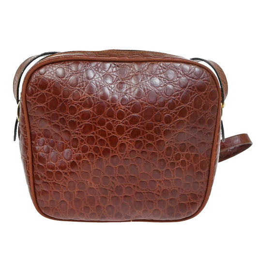 Salvatore Ferragamo Vala Shoulder Bag Leather, BROWN, LEATHER, Shoulder bag