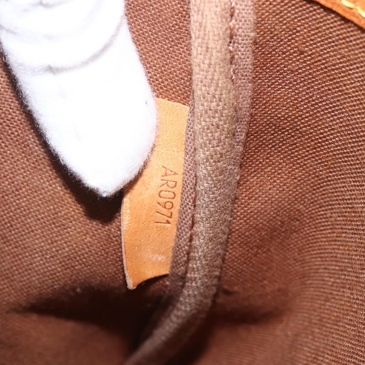 Louis Vuitton Sac Gibeciere Messenger Bag Monogram Canvas, BROWN, CANVAS, Shoulder bag