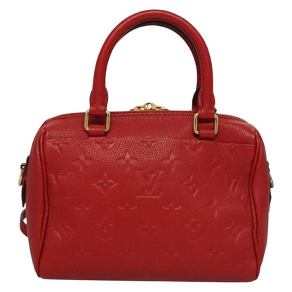 Louis Vuitton Speedy Bandouliere NM Bag Monogram Empreinte Leather, RED, LEATHER, Handbag