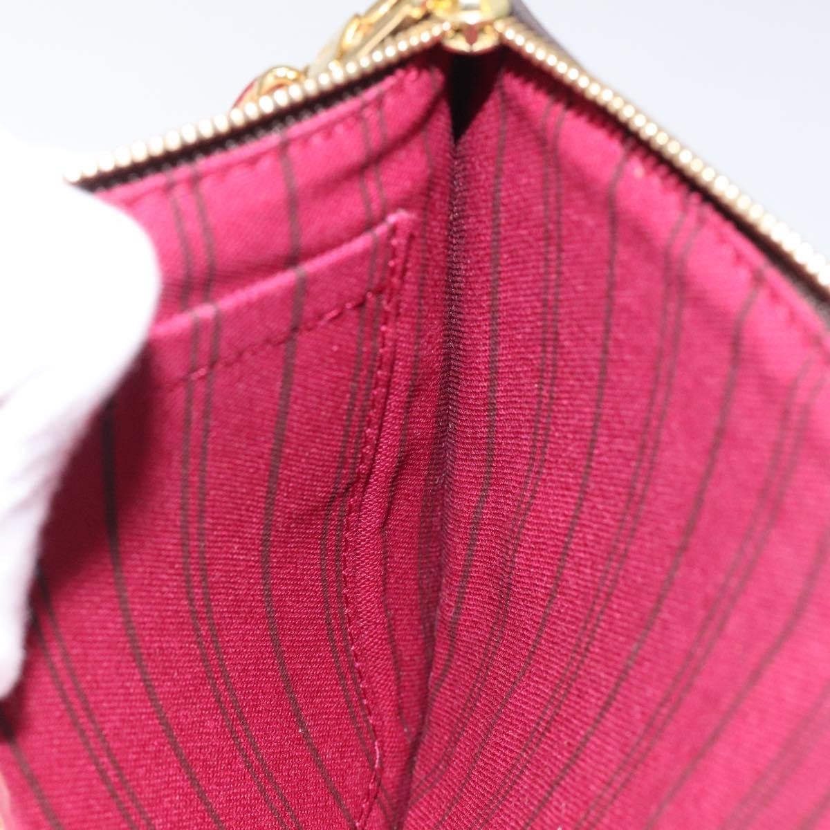 Louis Vuitton Neverfull Pochette Monogram Canvas, BROWN, CANVAS, Clutche & pouche