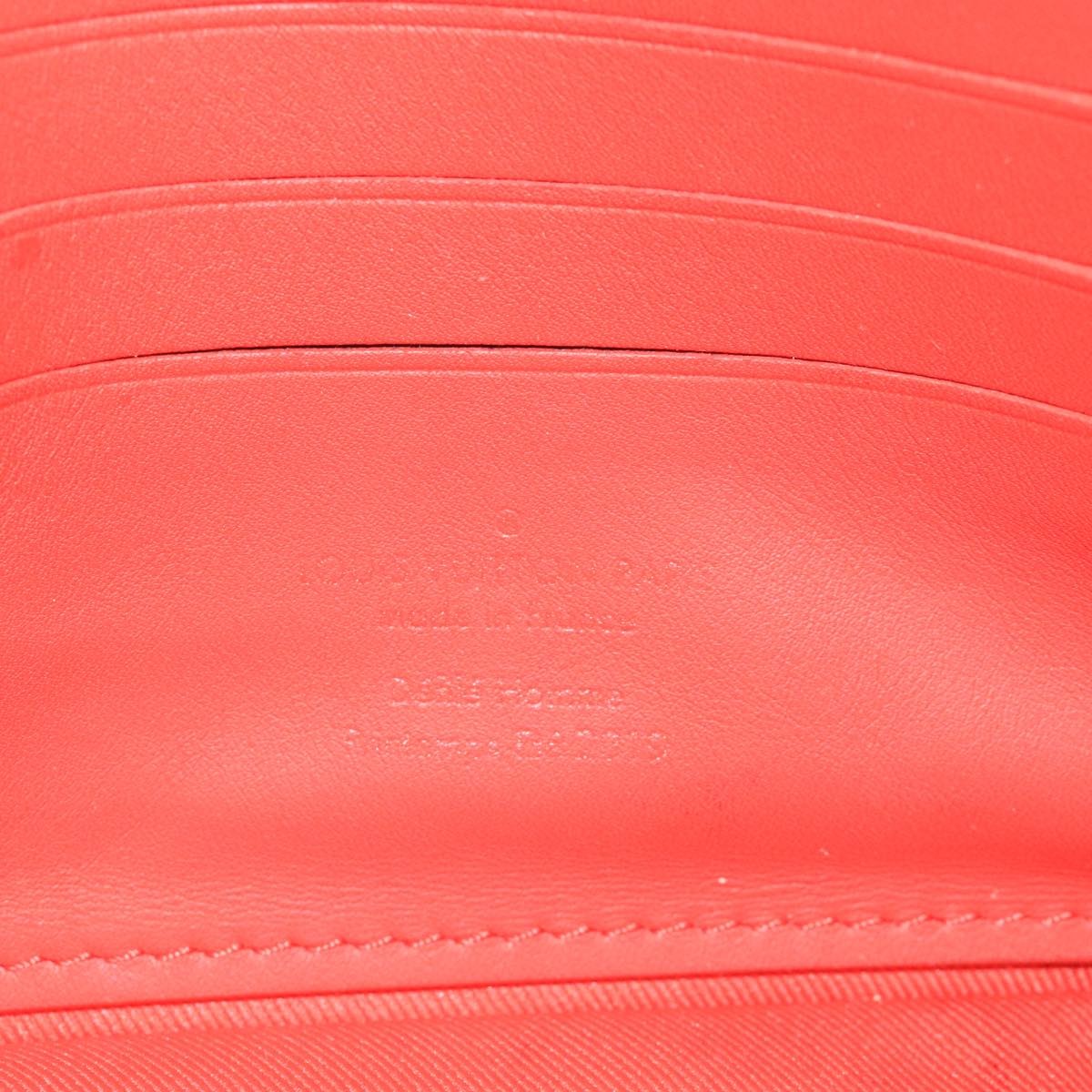 Louis Vuitton Solar Ray Pochette Volga Monogram Taurillon Leather, RED, LEATHER, Clutche & pouche