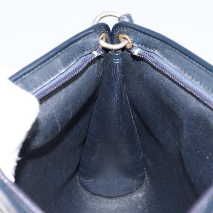 Christian Dior Vintage Trotter Shoulder Bag Canvas, NAVY, CANVAS, Shoulder bag