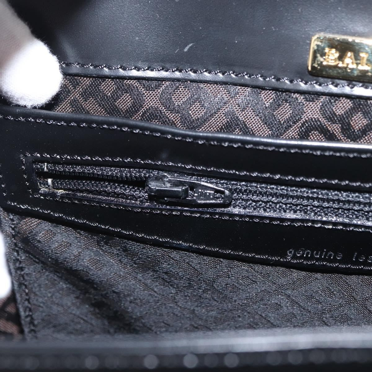 Bally Vintage Shoulder Bag Leather, BLACK, LEATHER, Shoulder bag