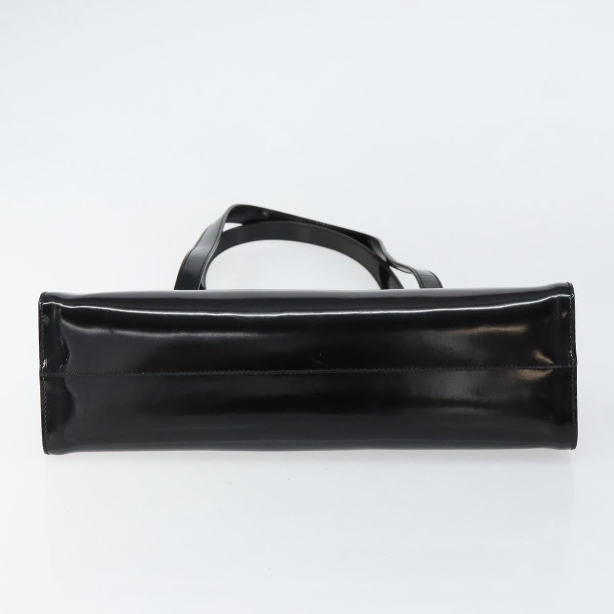 Salvatore Ferragamo Vintage Tote bag Patent Leather, BLACK, PATENT_LEATHER, Tote bag