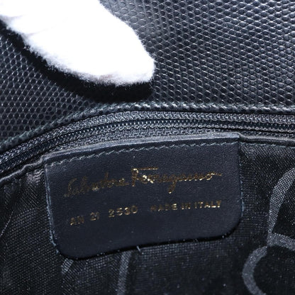 Salvatore Ferragamo Vala tote Leather, BLACK, LEATHER, Tote bag