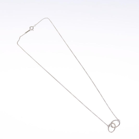 Tiffany & Co. Elsa Peretti Double Loop Pendant Necklace Silver 925, SILVER, SILVER, Necklace