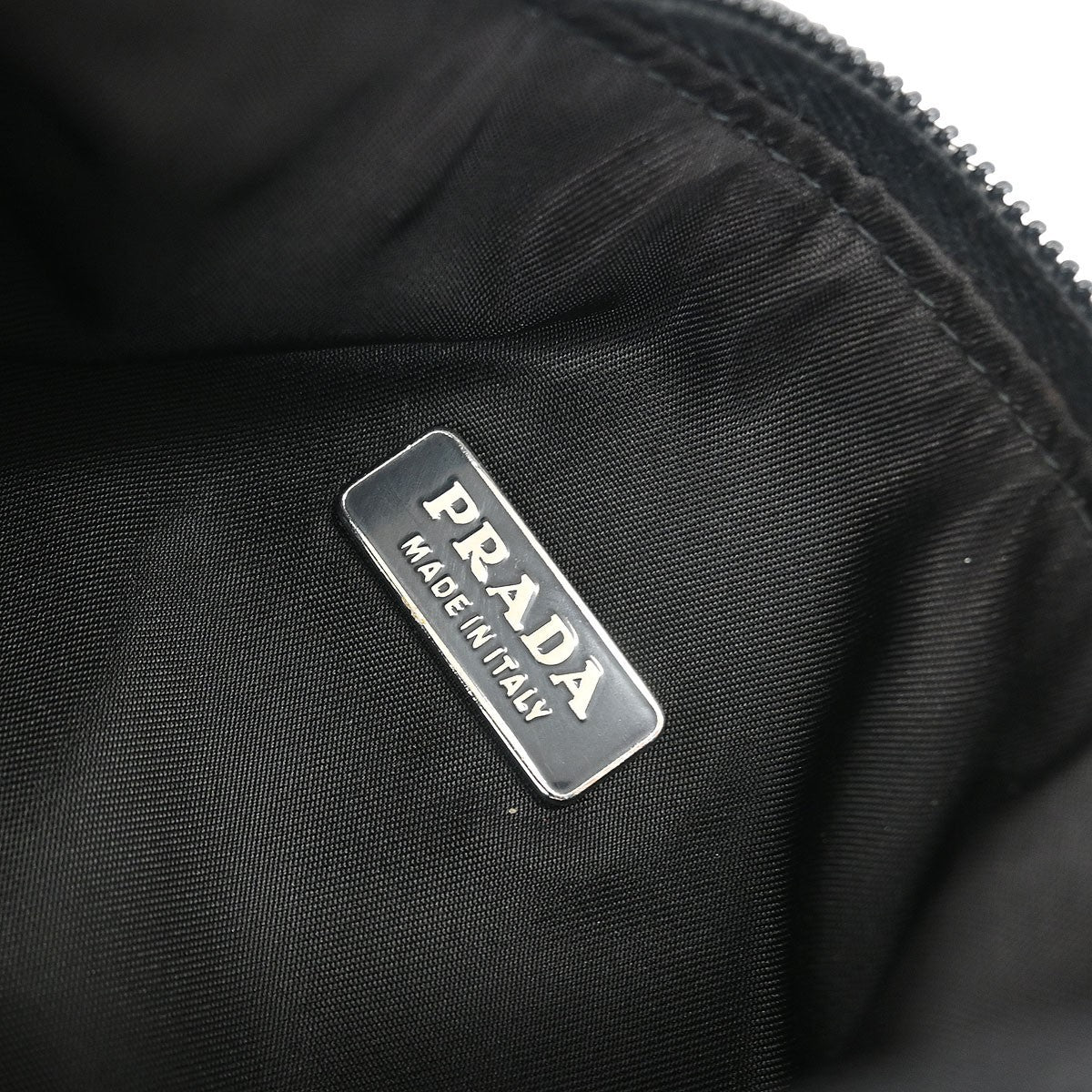 Prada Hobo Tessuto, BLACK, NYLON, Handbag