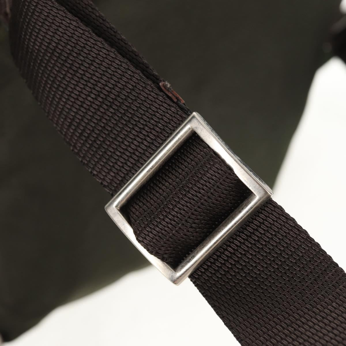 Prada Double Front Pocket Backpack Tessuto, KHAKI, NYLON, Backpack