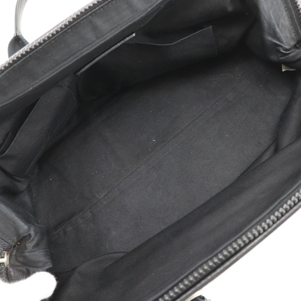 Bottega Veneta Vintage handbag Leather, GRAY, CANVAS, Handbag