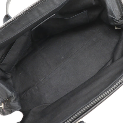 Bottega Veneta Vintage handbag Leather, GRAY, CANVAS, Handbag