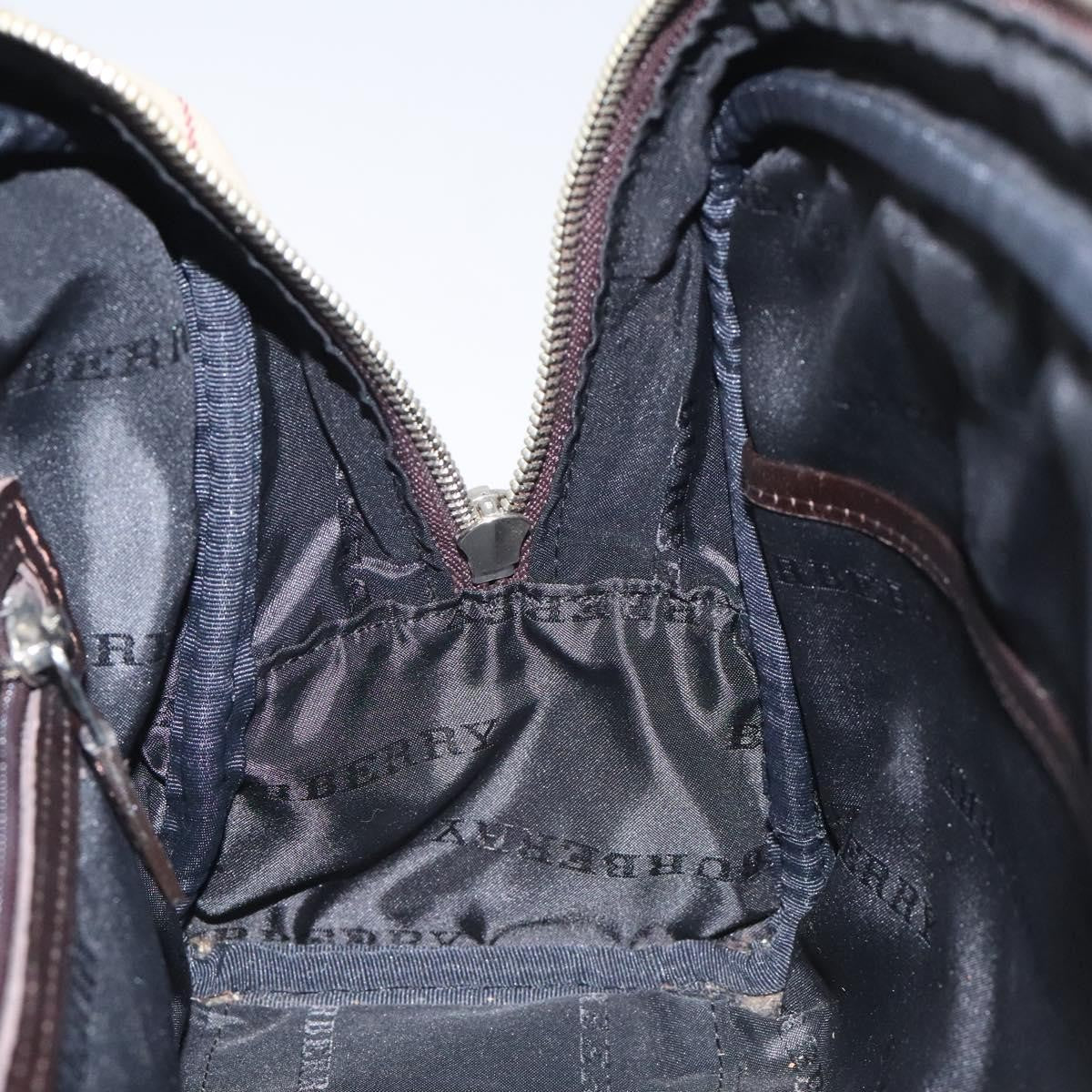 Burberry Nova Check Bowling Bag Canvas, BEIGE, NYLON, Bag