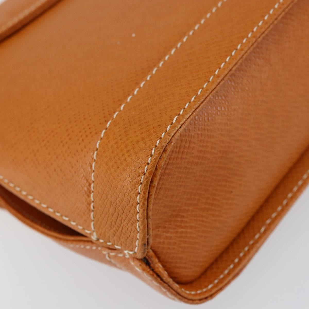 Valentino Garavani Vintage shoulder bag Leather, BROWN, LEATHER, Shoulder bag