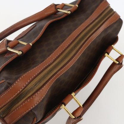 Celine Macadam Handbag Macadam with leather, BROWN, PVC, Handbag