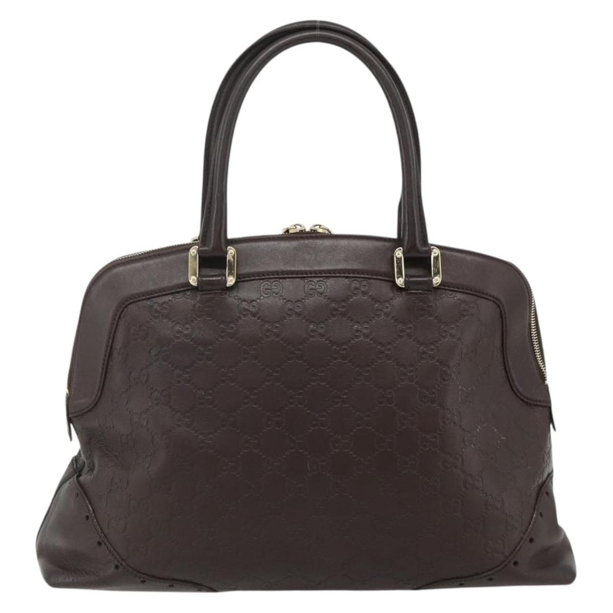 Gucci Guccissima Shoulder bag, Brown, Canvas, Handbag