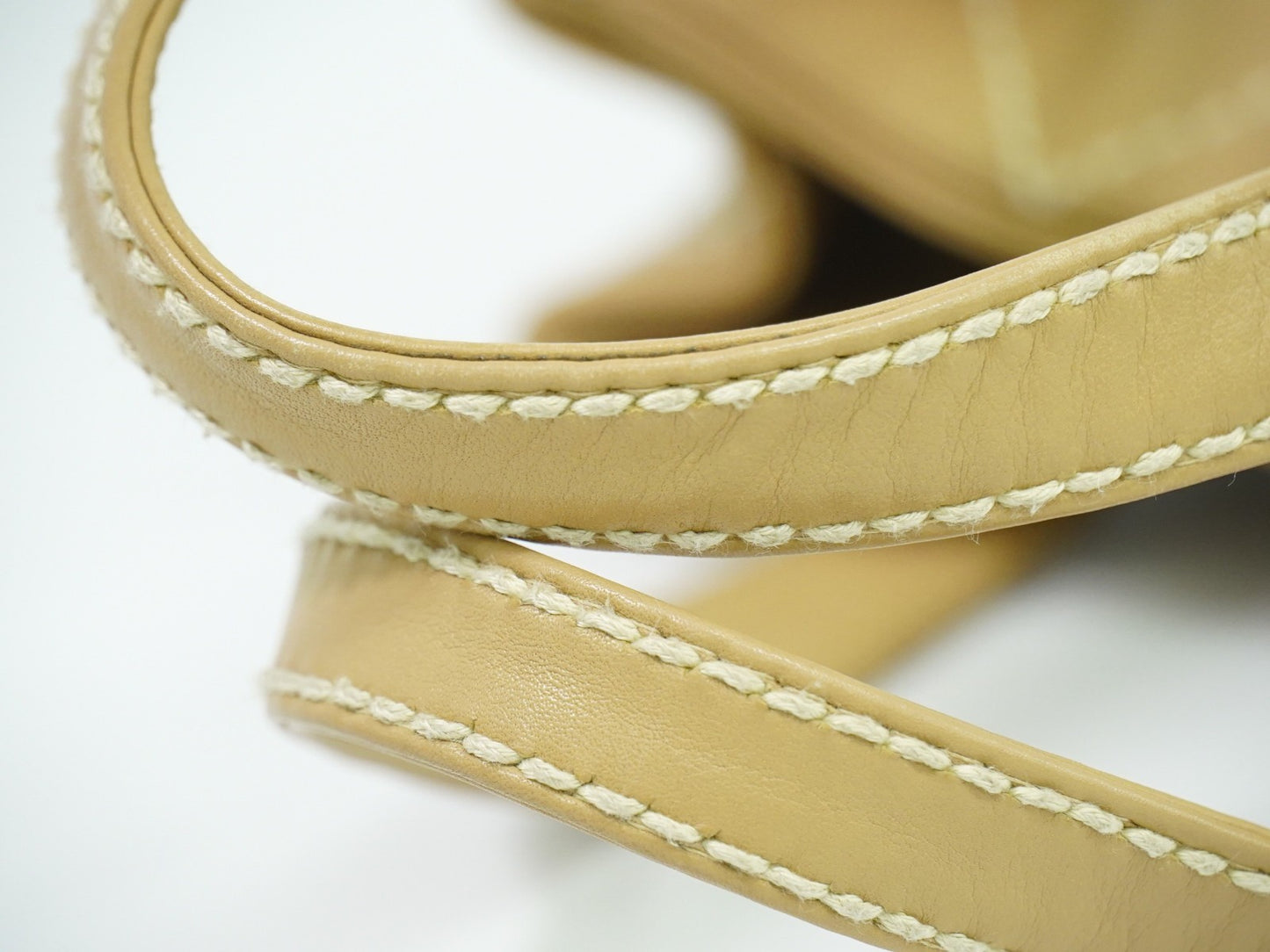 Chanel Surpique Tote Quilted Leather, BEIGE, LEATHER, Tote bag