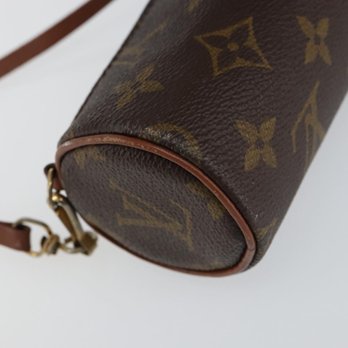 Louis Vuitton Papillon Pochette Monogram Canvas, BROWN, CANVAS, Clutche & pouche