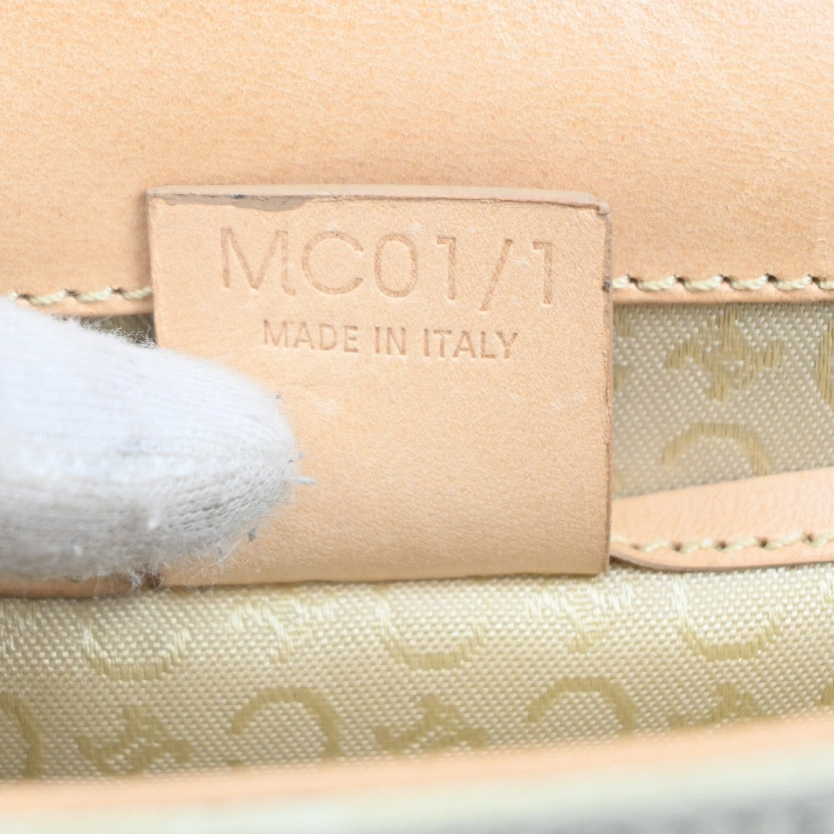 Celine C Macadam Shoulder bag Suede, BEIGE, SUEDE, Clutche & pouche