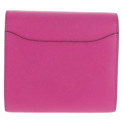 Hermes Constance Slim Wallet Epsom, PURPLE, LEATHER, Wallets