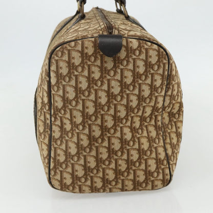 Christian Dior Vintage Trotter Boston Bag Diorissimo Canvas, Beige, Canvas, Handbag
