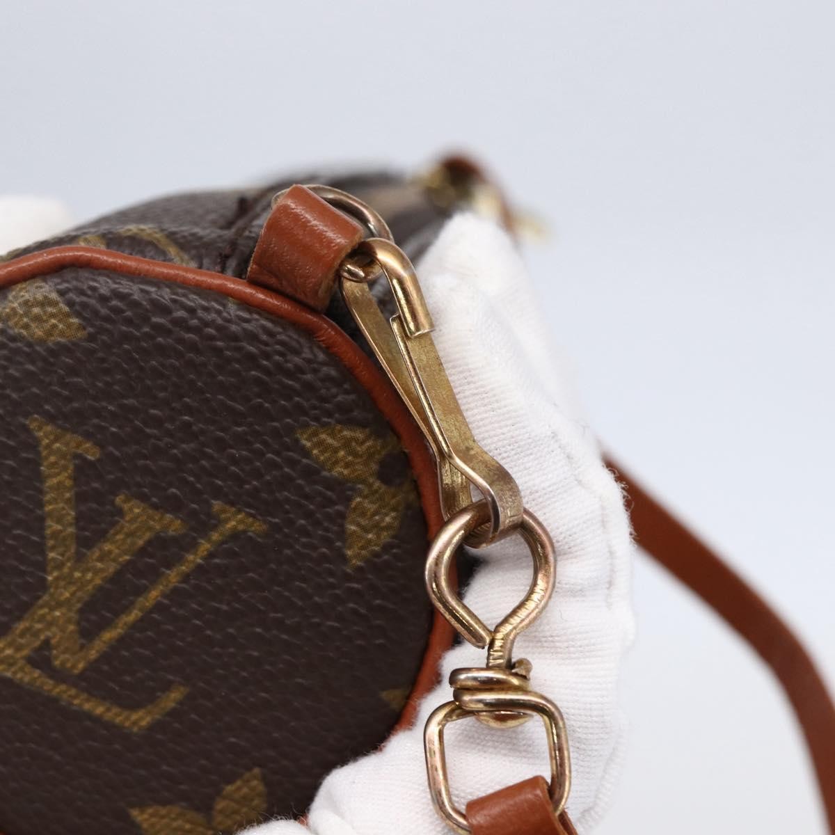 Louis Vuitton Papillon Pochette Monogram Canvas, BROWN, CANVAS, Clutche & pouche