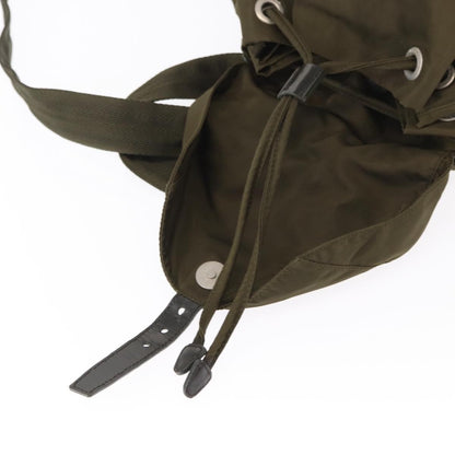 Prada Double Front Pocket Backpack Tessuto, KHAKI, NYLON, Backpack