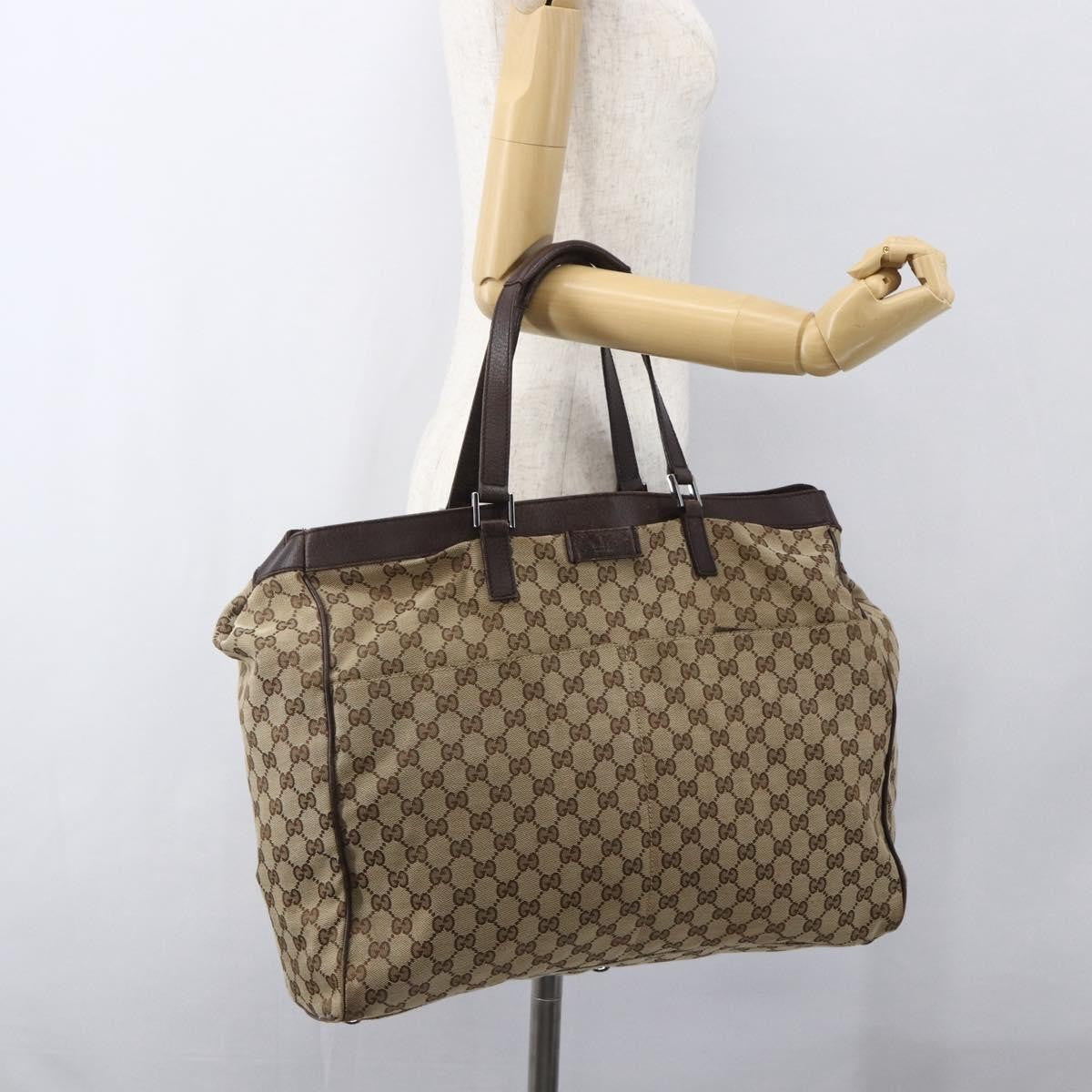 Gucci Vintage tote GG Canvas, BEIGE, CANVAS, Tote bag