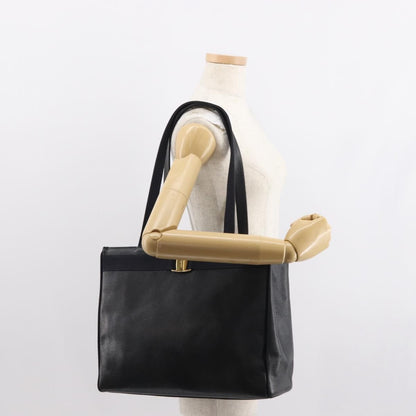 Salvatore Ferragamo Vala tote Leather, NAVY, LEATHER, Tote bag