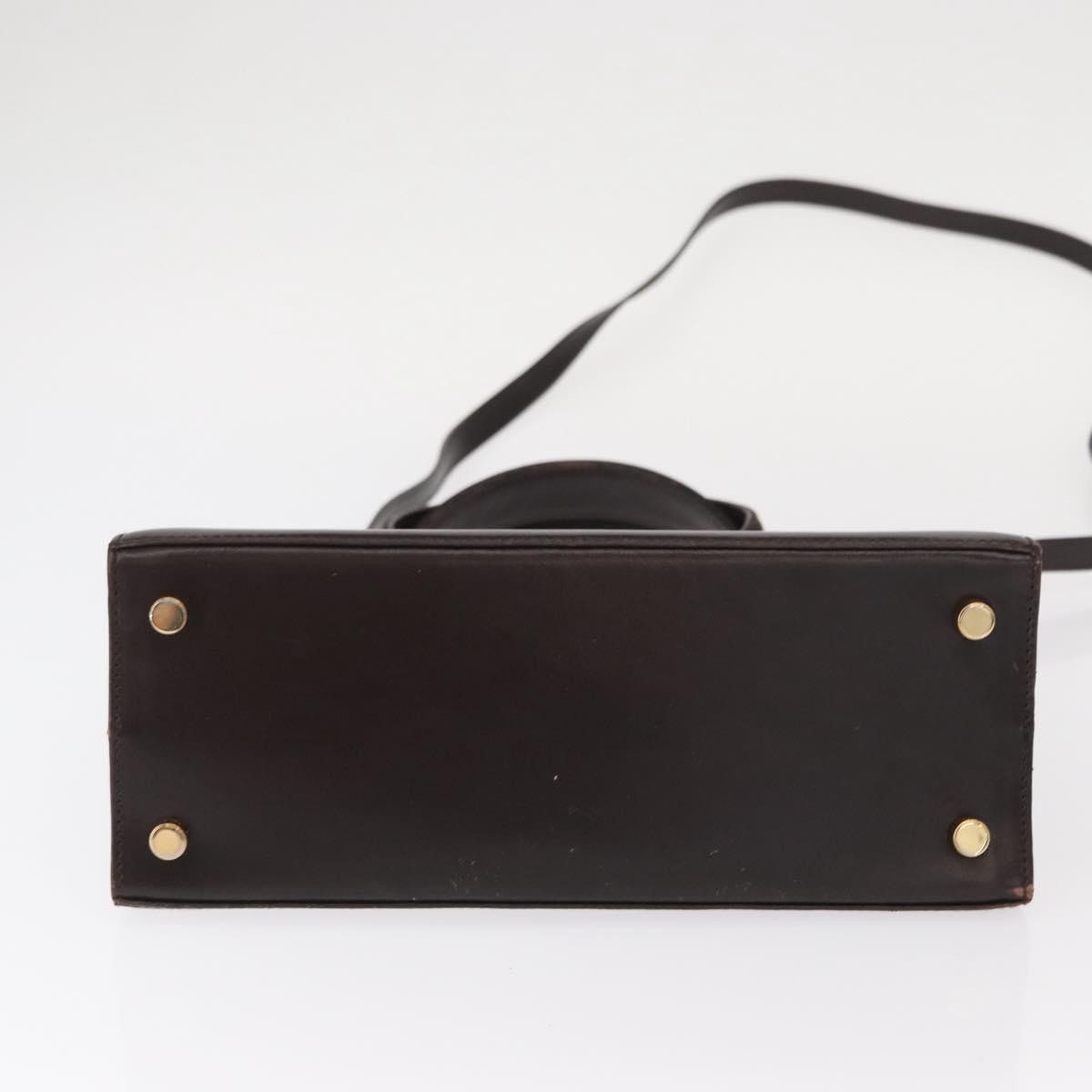 Salvatore Ferragamo Convertible Vara Bow Tote Leather, BROWN, LEATHER, Handbag