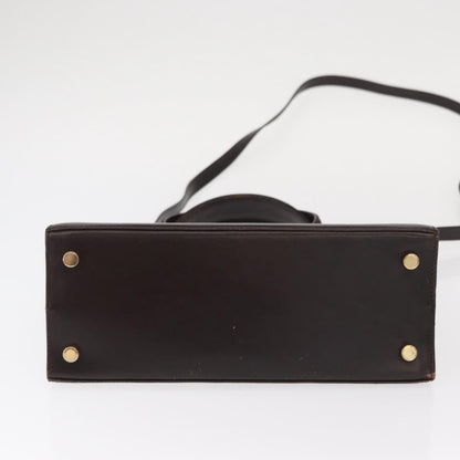 Salvatore Ferragamo Convertible Vara Bow Tote Leather, BROWN, LEATHER, Handbag