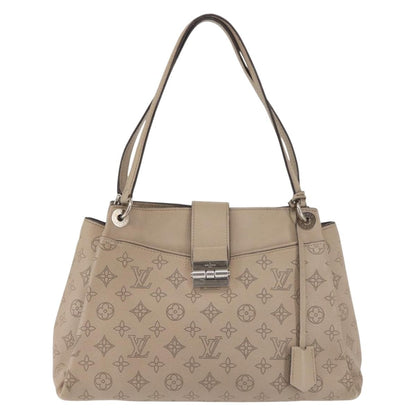 Louis Vuitton Sevres Handbag Mahina Leather, BEIGE, LEATHER, Handbag