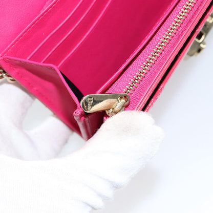 Christian Dior New Lock Pouch Cannage Quilt Patent, PINK, PATENT_LEATHER, Clutche & pouche