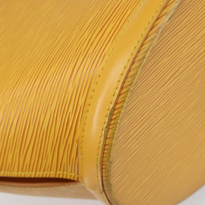 Louis Vuitton Saint Jacques Handbag Epi Leather, YELLOW, LEATHER, Shoulder bag