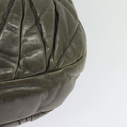 Miu Miu Coffer Convertible Hobo Matelasse Leather, GRAY, LEATHER, Handbag