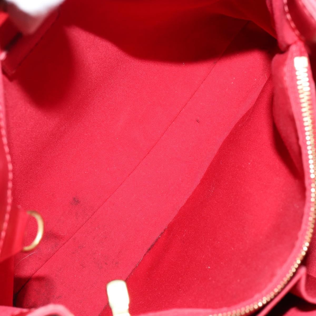 Louis Vuitton Mandara Handbag Epi Leather, RED, LEATHER, Shoulder bag