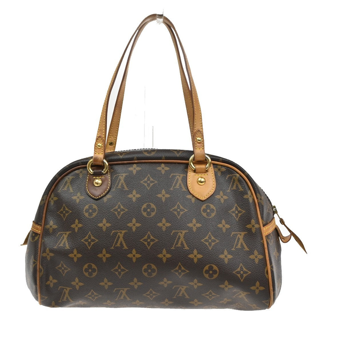 Louis Vuitton Montorgueil Handbag Monogram Canvas, BROWN, CANVAS, Shoulder bag