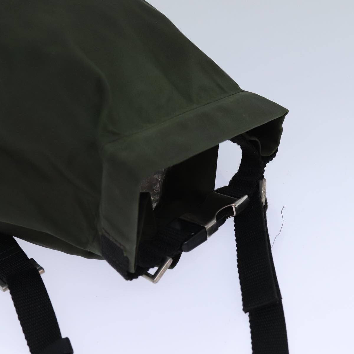 Prada Vintage Shoulder Bag Tessuto, KHAKI, NYLON, Shoulder bag