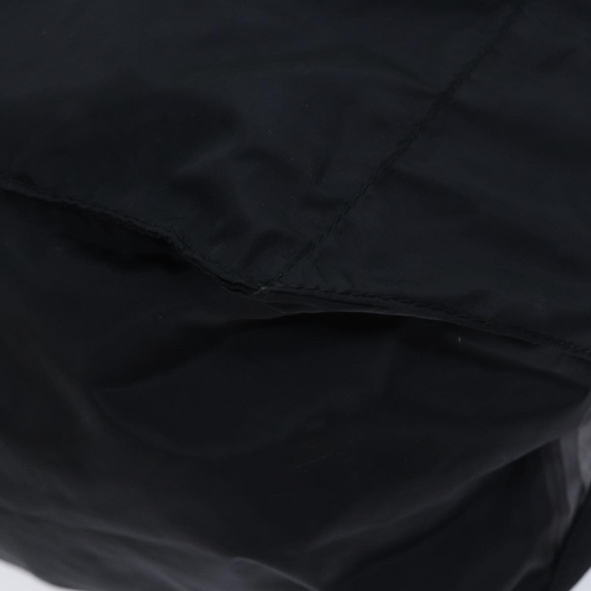 Prada Side Pocket Tote Nylon, BLACK, NYLON, Tote bag