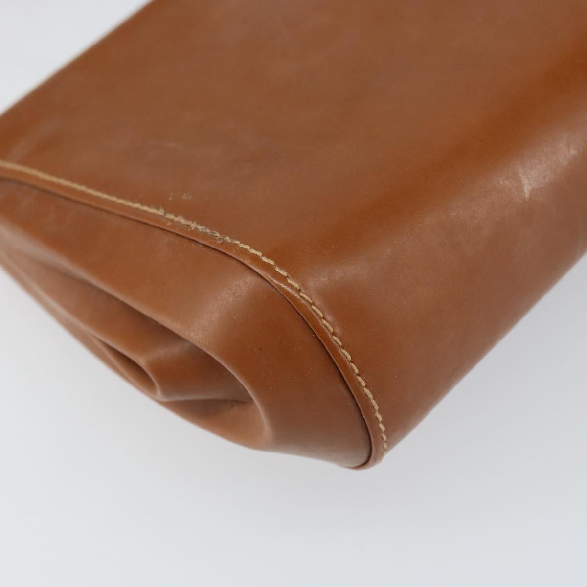 Gucci Vintage Shoulder Bag Leather, BROWN, LEATHER, Shoulder bag