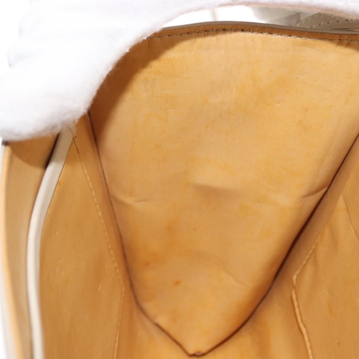 Celine Vintage Shoulder Bag Leather, ECRU, LEATHER, Shoulder bag