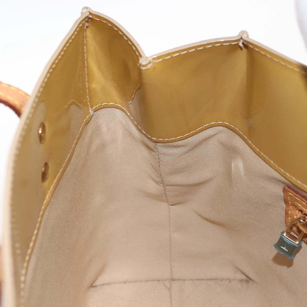 Louis Vuitton Reade Handbag Monogram Vernis, BEIGE, PATENT_LEATHER, Handbag