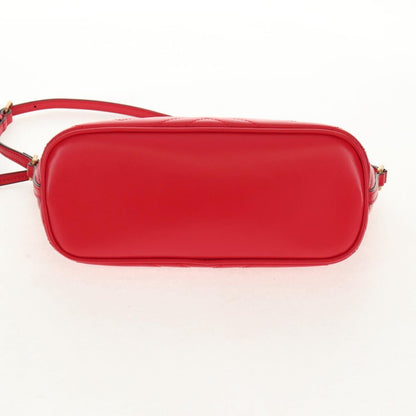 Gucci GG Marmont Pochette Shoulder Bag Matelasse Leather, RED, LEATHER, Clutche & pouche