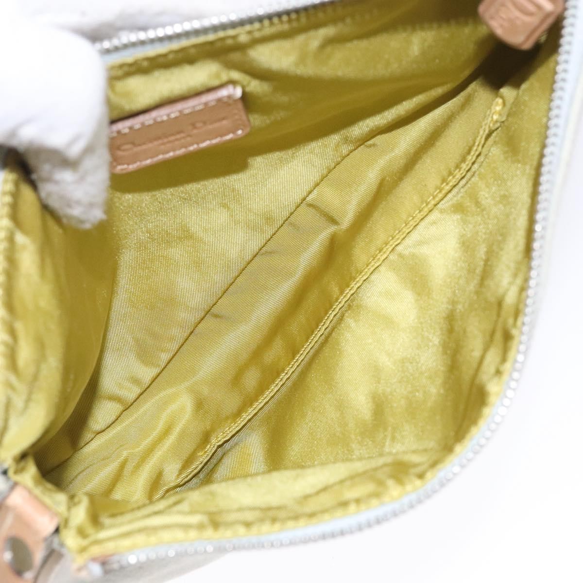 Christian Dior Vintage Saddle Bag Denim, BLUE, DENIM_JEANS, Shoulder bag