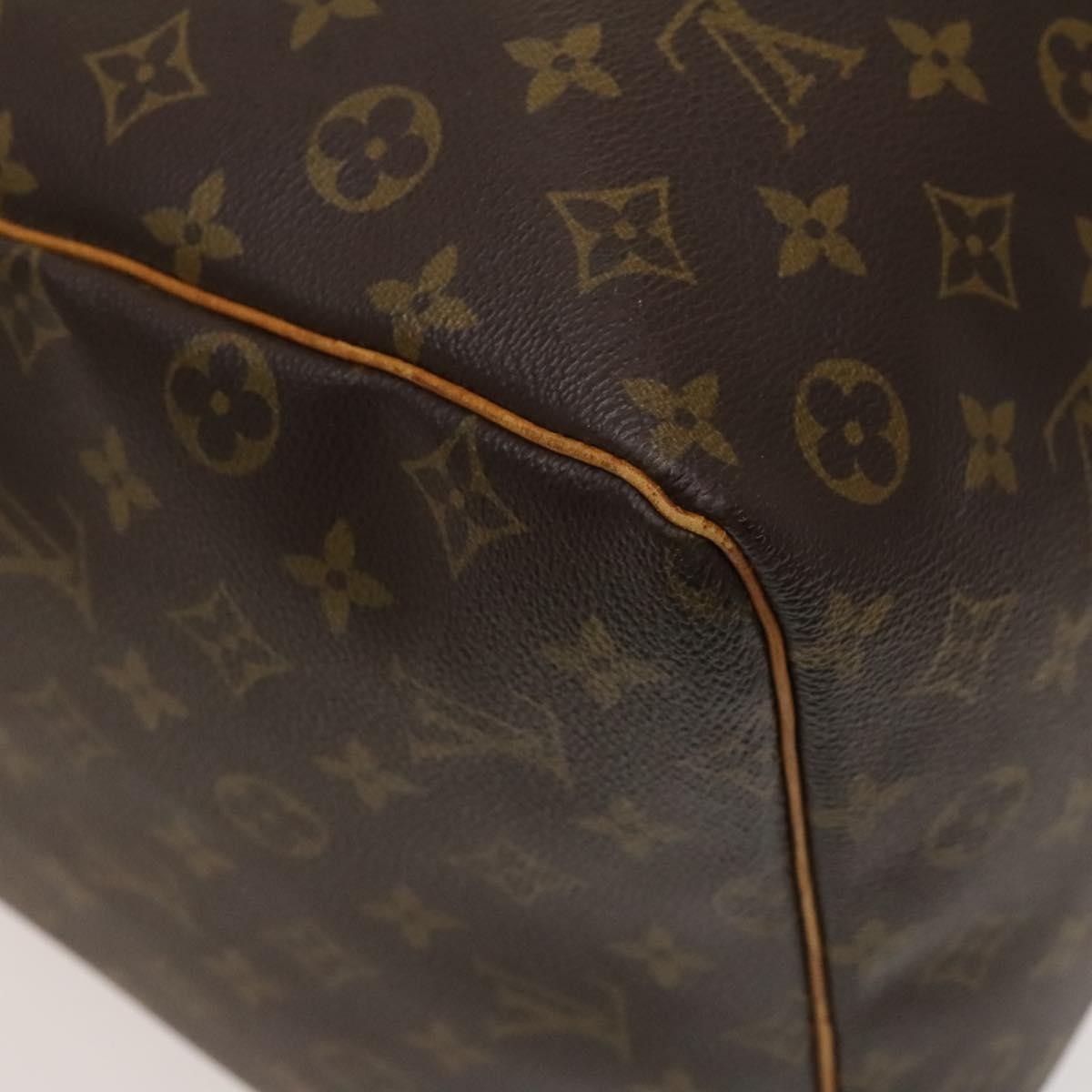 Louis Vuitton Keepall Bag Monogram Canvas, BROWN, CANVAS, Travel bag