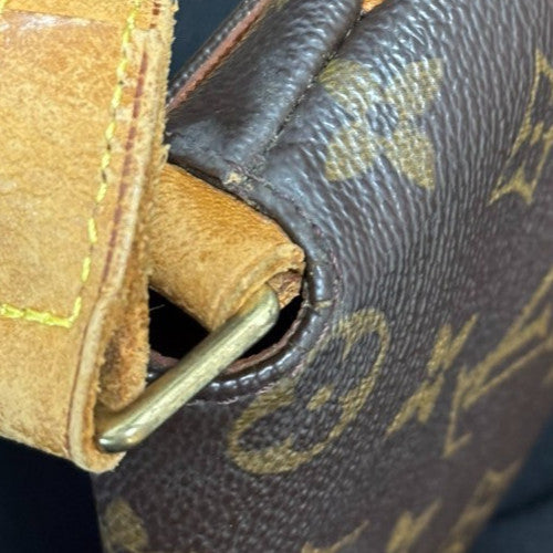 Louis Vuitton Musette Handbag Monogram Canvas, Brown, Canvas, Shoulder Bag