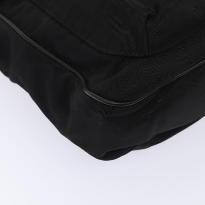 Burberry Vintage Shoulder Bag Nylon, BLACK, NYLON, Shoulder bag