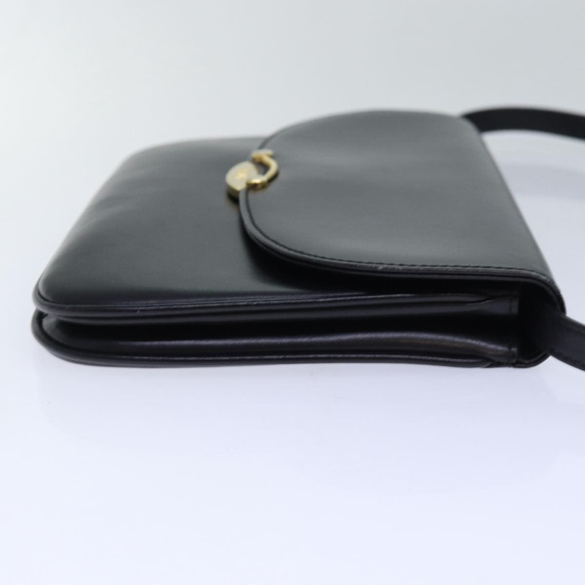 Bally Vintage Shoulder Bag Leather, Black, Leather, Shoulder Bag