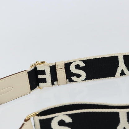 Stella McCartney Logo Crossbody Bag Perforated Faux Leather, BEIGE, LEATHER, Shoulder bag