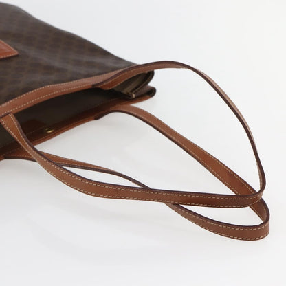 Celine Vintage Macadam Tote bag Canvas, BROWN, CANVAS, Tote bag